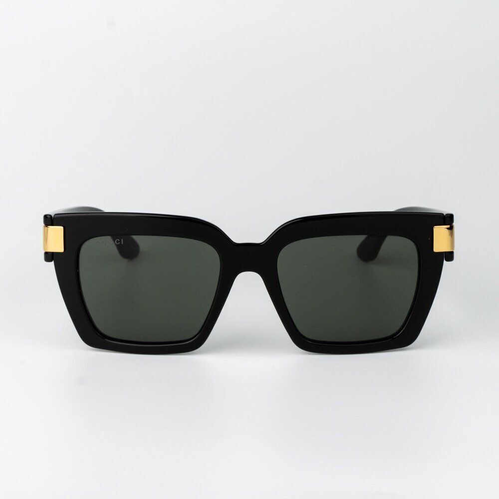 Gucci Women Sunglasses Black Grey Square GG1689S 001 NEW AUTHENTIC - Picture 7 of 16